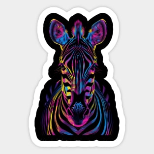 Zebra Predator Avoidance Sticker